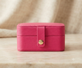 Estuche Joyero de Viaje Premium – Edición Exclusiva Fucsia