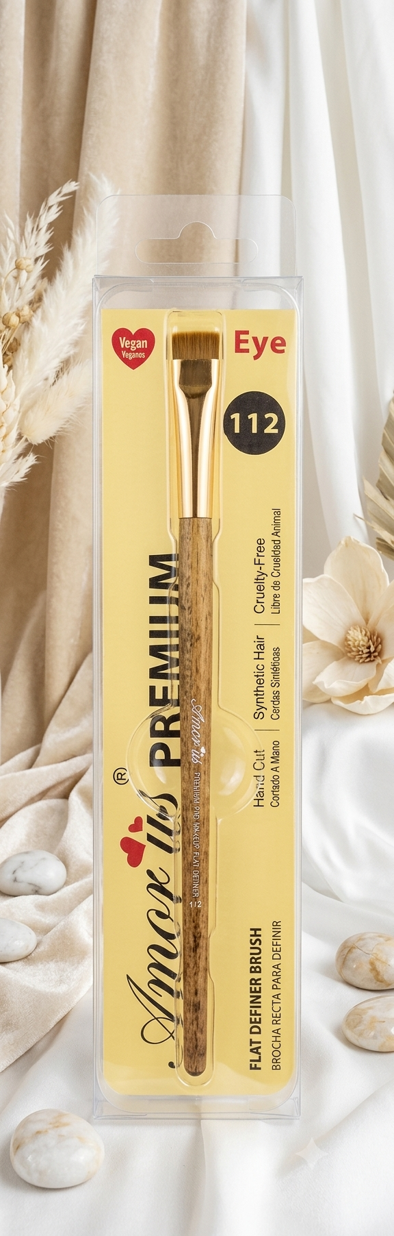 Brocha Plana Definidora para Ojos Premium - Amor us #112
