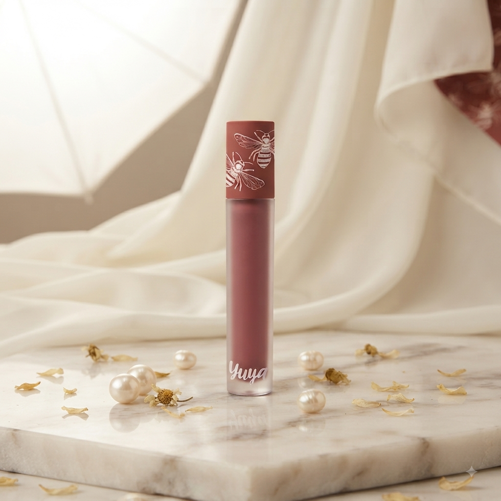Tinta Multiusos Mate Yuya: Labios y Mejillas de Larga Duración