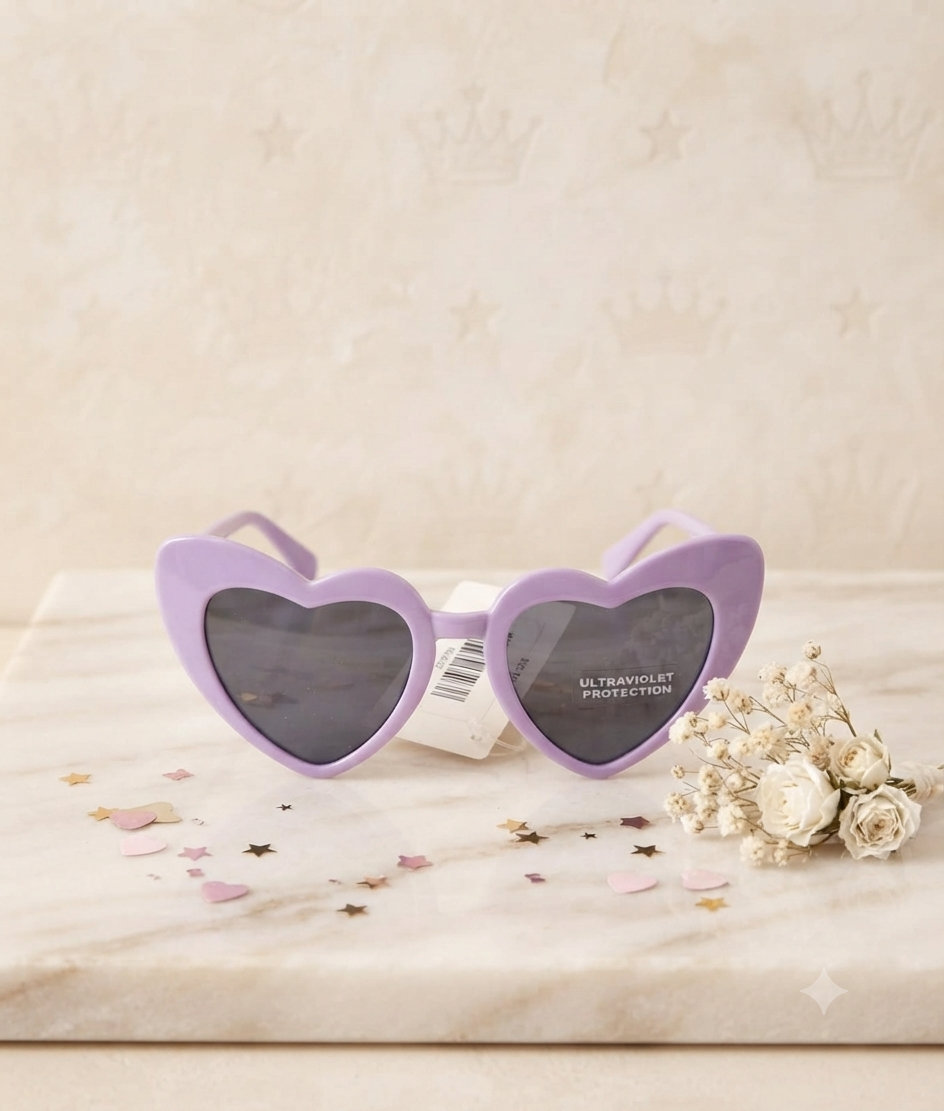 Lentes de Sol Divertidos para Niñas: Modelos Corazón y Ovalados