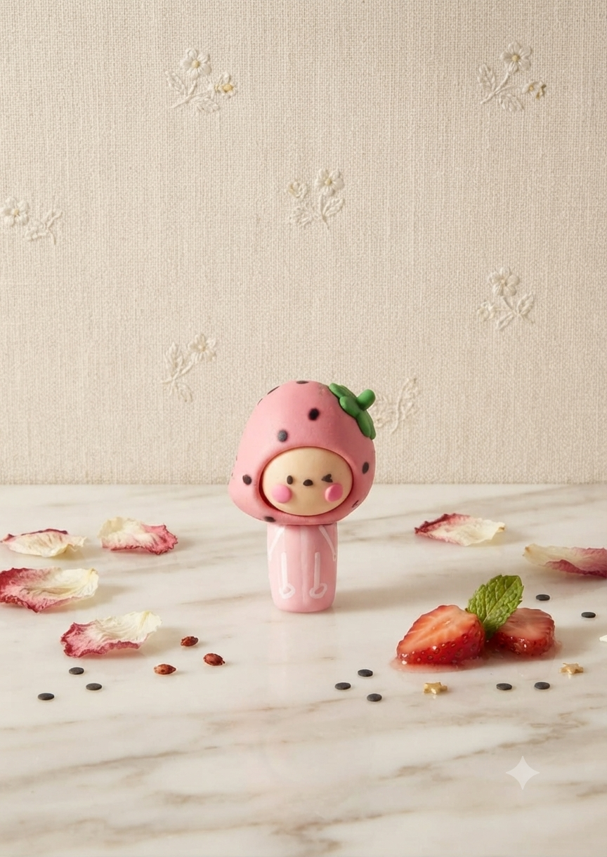 Mini Bálsamo Labial Kawaii Coleccionable – Hidratación y Ternura
