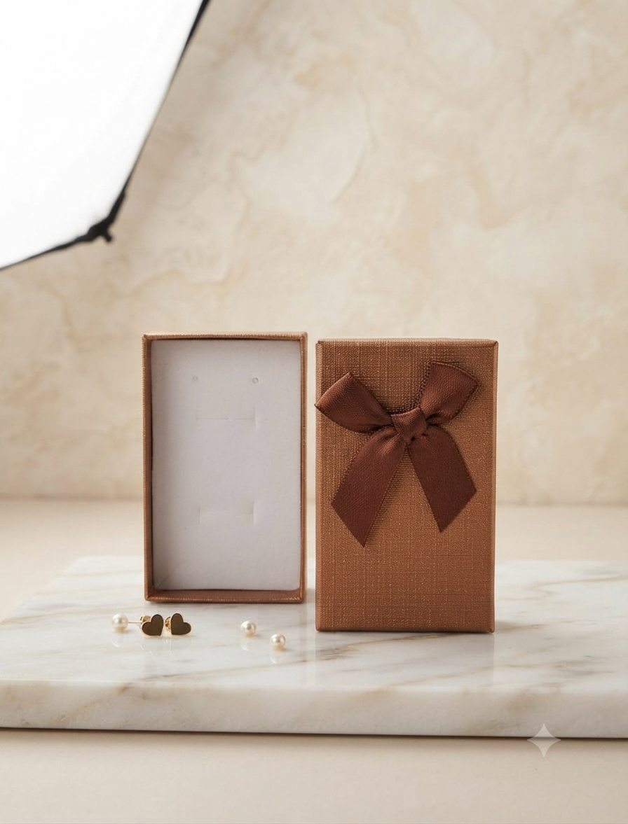 Caja de Regalo Elegante para Joyería – Estilo Minimalista y Profesional