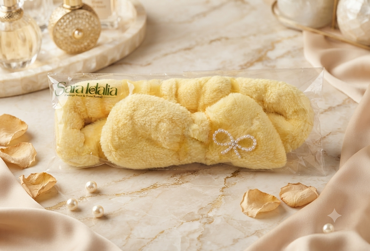 Banda para el Cabello con Lazo y Perlas – Estilo Soft & Glam