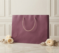 Bolsa de Regalo Horizontal de Papel Kraft con Asas de Cordón