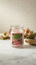 Vela Aromática Decorativa en Frasco de Vidrio de 17 oz