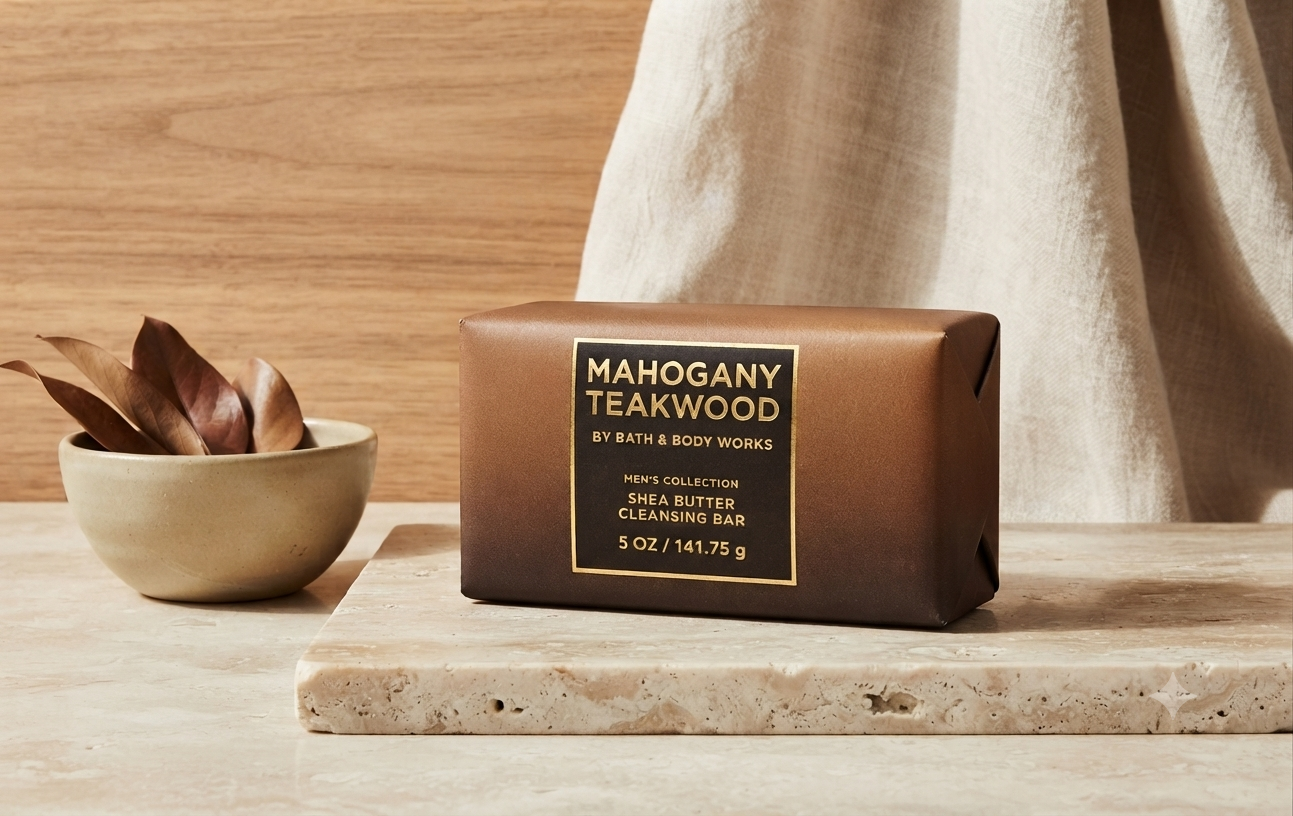 Barra Limpiadora con Manteca de Karité "Mahogany Teakwood"— Bath & Body Works Men's Collection