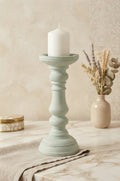 Candelabro Decorativo Torneado – Elegancia Minimalista