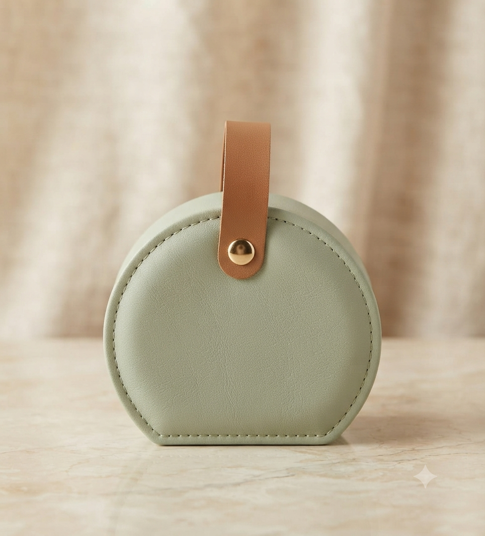 Estuche Joyero Circular de Viaje