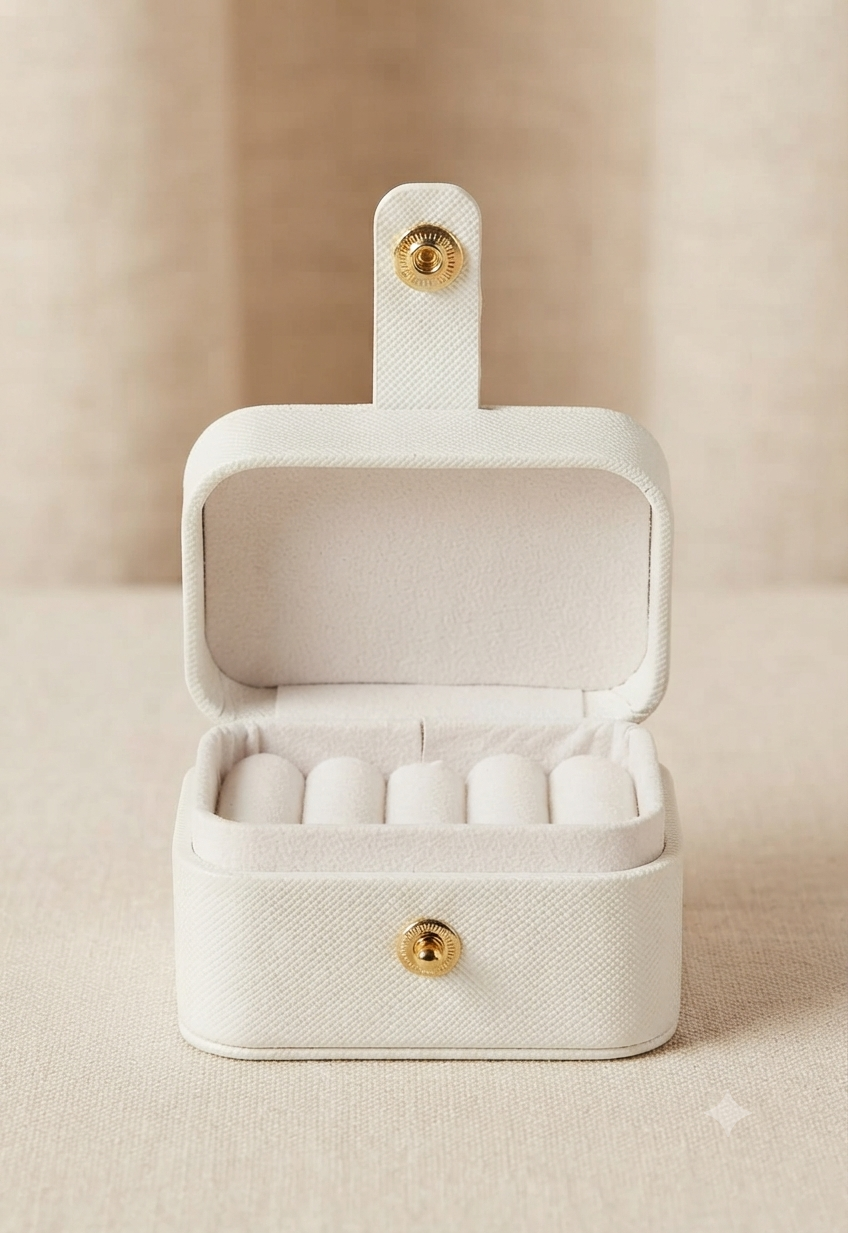 Estuche Organizador de Joyería Premium – Diseño Elegante y Compacto