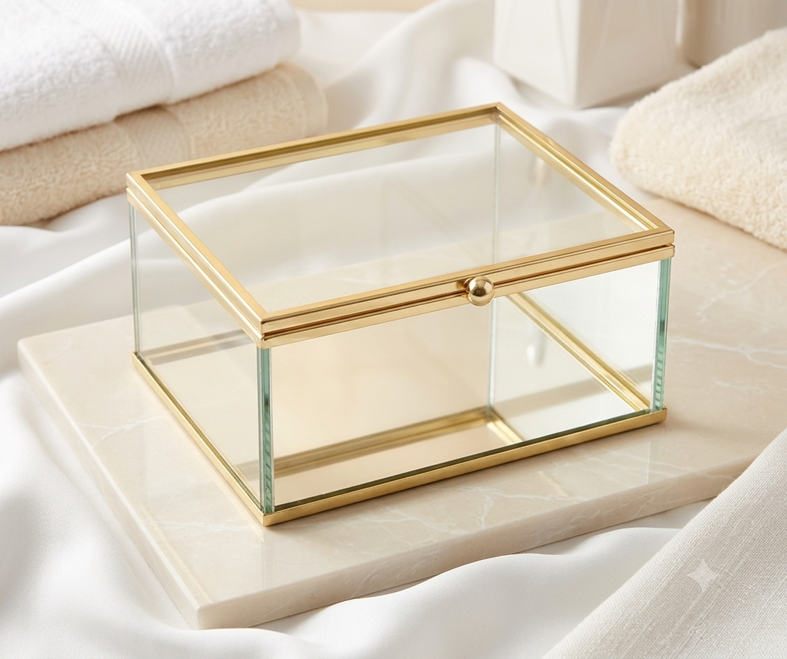 Joyero "Minimalist Glass" – El refugio perfecto para tus accesorios