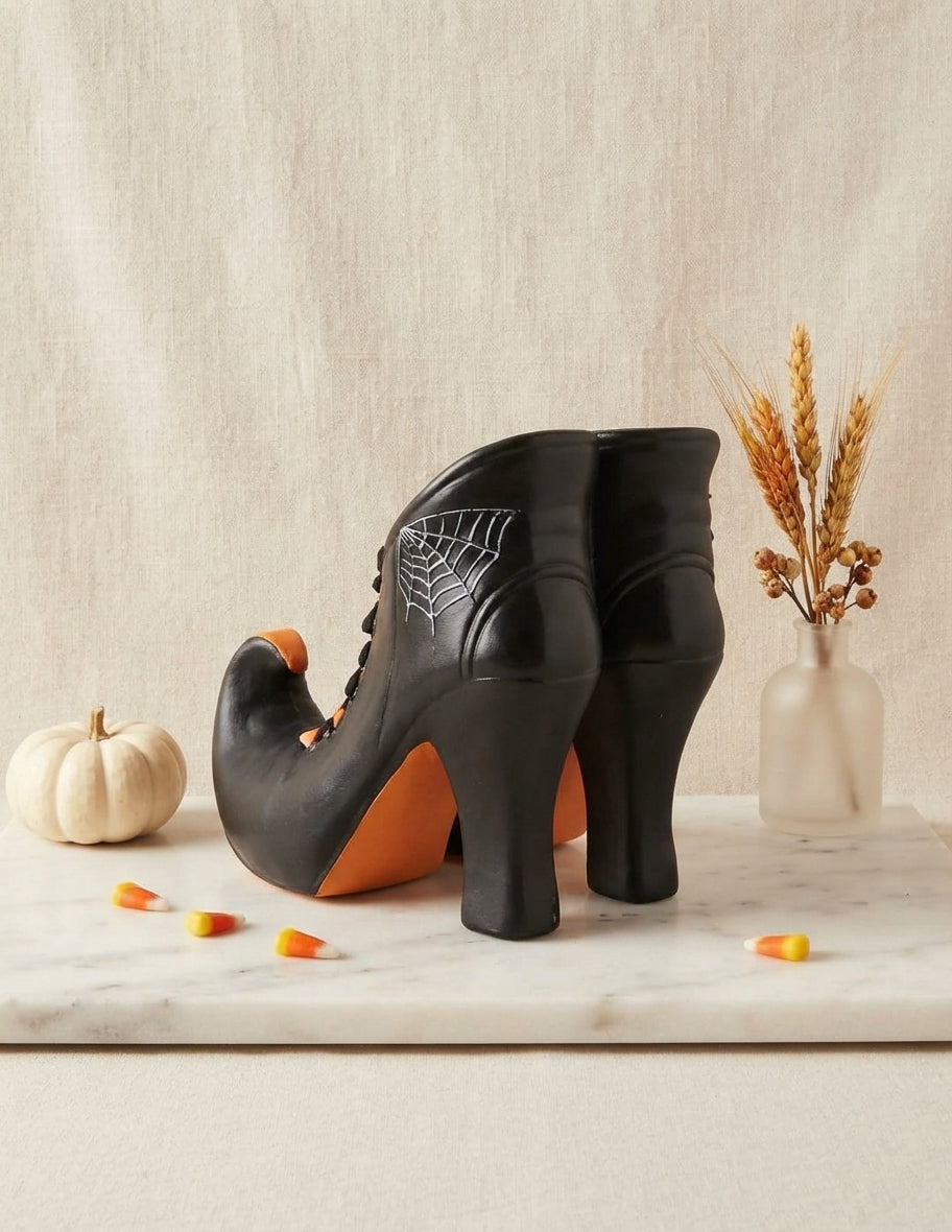 Botines Decorativos "Bruja Elegante" – Edición Especial Halloween