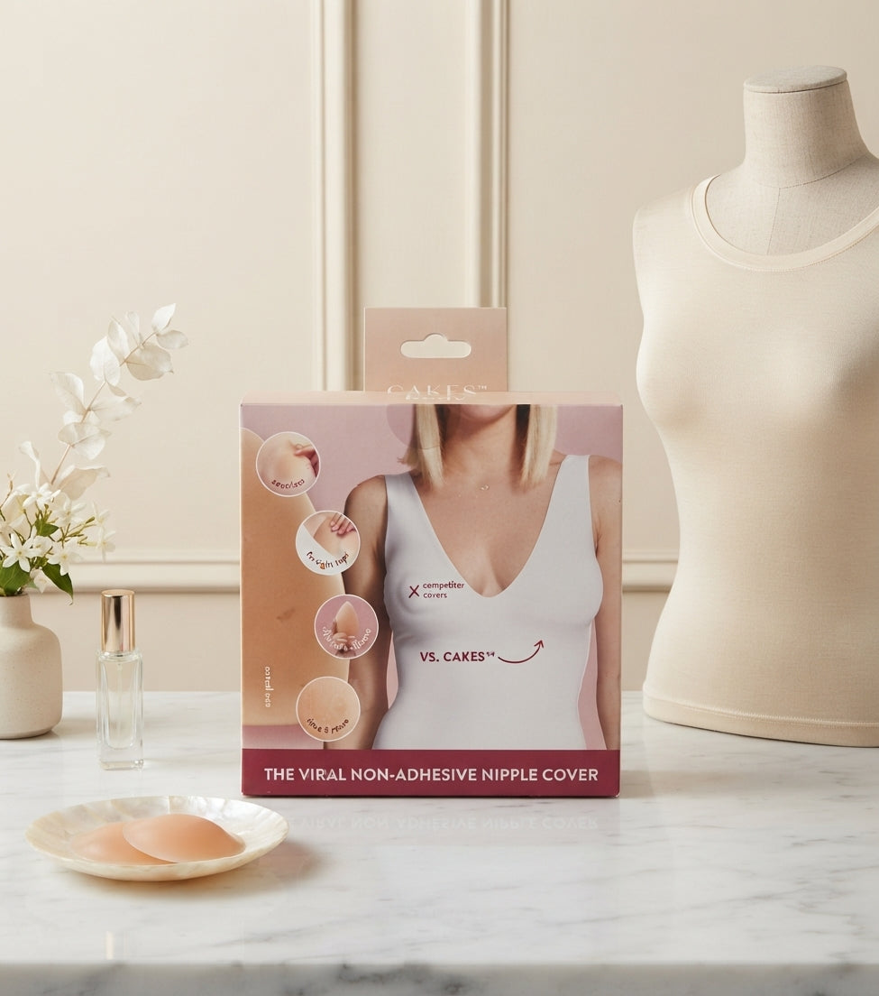 Cubrepezones No Adhesivos de Silicona The Viral Non-Adhesive Nipple Cover