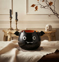 Tazón Decorativo de Cerámica Estilo Murciélago para Halloween