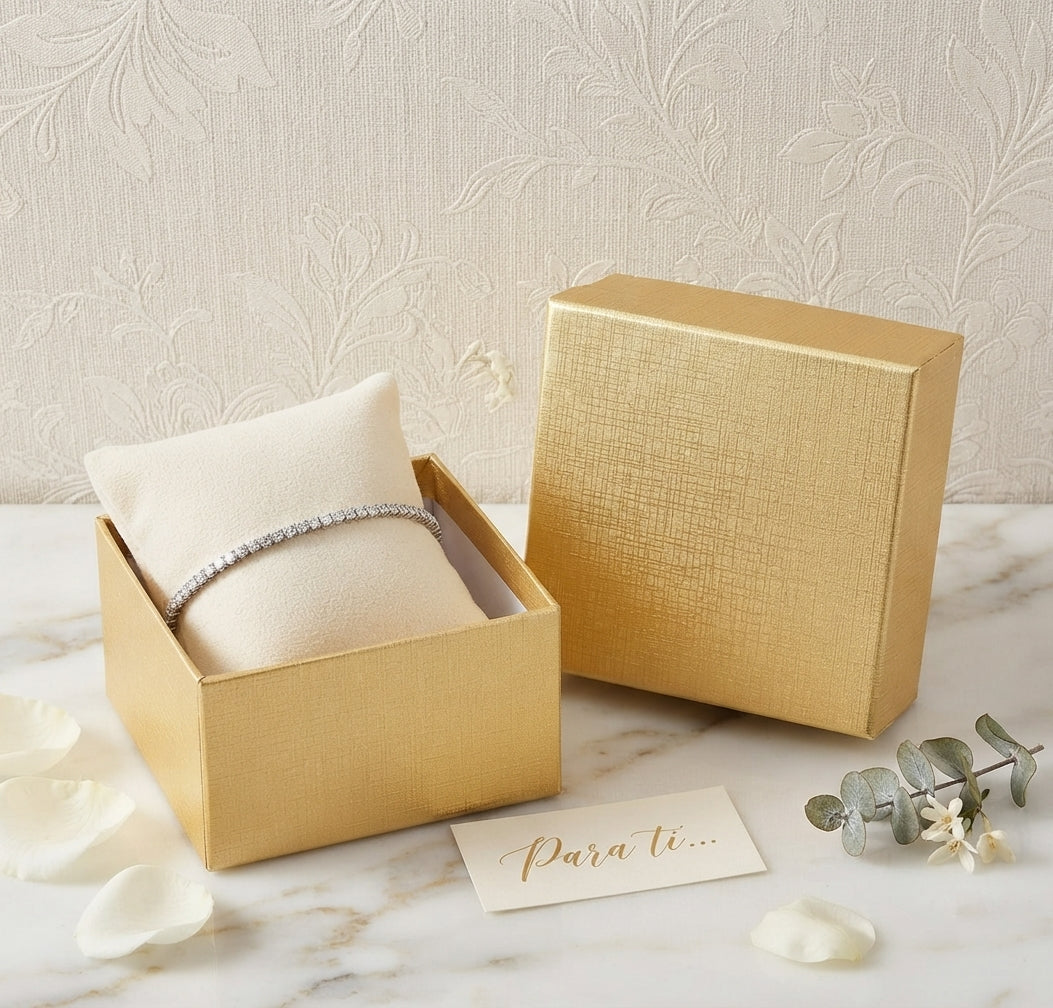 Caja de Regalo Premium con Cojín para Relojes y Pulseras – Colección Elegante