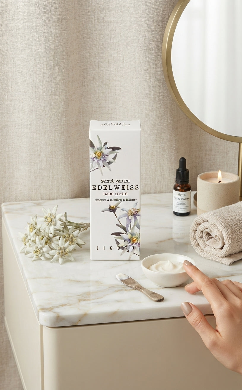Crema de Manos JIGOTT Secret Garden Edelweiss – Hidratación y Nutrición